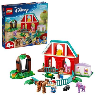 LEGO Disney and Pixar Toy Story 5 Blazes Horse Ranch - Disney Building Set for Girls & Boys, Ages 4+ - with Movie Figures - Gift for Preschoolers - 4