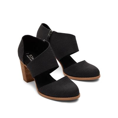 Womens Milan Black Closed Toe Heels | TOMS