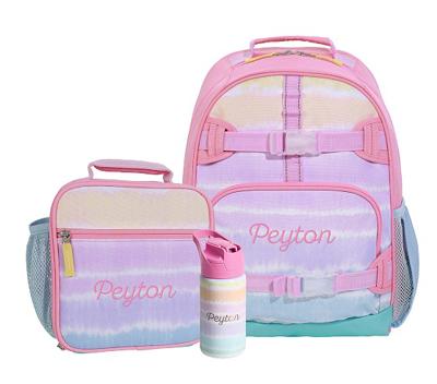Sunset Stripe Tie-Dye Mackenzie Backpack Bundle, Set of 3 | Pottery Barn Kids