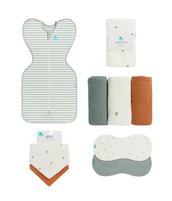 Newborn Essentials Bundle | Swaddle Up 0.2 TOG | Bib | Wash Cloth | Bu – Love to Dream AU