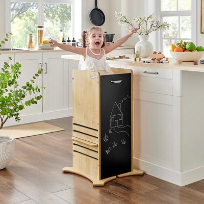 FunPod Learning Tower | Natural & Chalkboard Sides | The Safest UK – www.littlehelper.co.uk