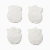 Small Story Organic Cotton Mittens (4 Pack) - Sage/Terracotta/Gray, 0-6 M | Babylist Shop