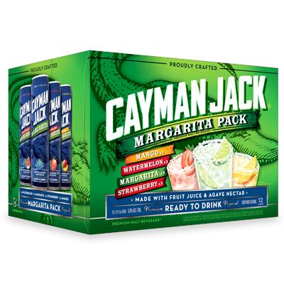 Cayman Jack, Margarita Variety Pack, 12 Pack, 12 fl oz Cans, 5.8% ABV - Walmart.com