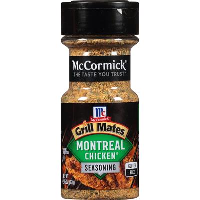 McCormick Grill Mates Gluten Free Montreal Chicken Seasoning, 2.75 oz Bottle - Walmart.com
