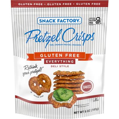 Snack Factory Pretzel Crisps, Gluten Free Everything Flavor, 5 oz - Walmart.com