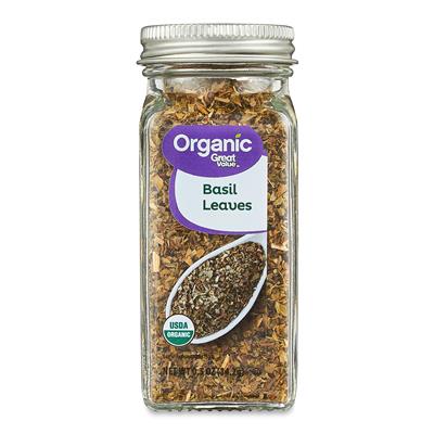 Great Value Organic Basil Leaves, 0.5 oz - Walmart.com