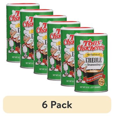 (6 pack) Tony Chacheres, Seasoning, Cajun, 8 oz - Walmart.com