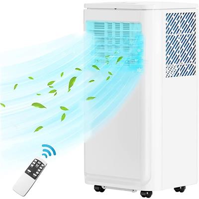 Bossin 10000 BTU 3-in-1 Portable Air Conditioners with Remote Control,Quiet Room Portable AC Cooler