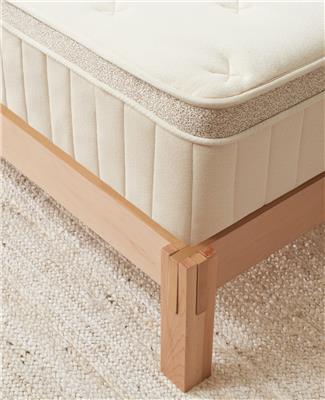 Madison Bed Frame | Birch Natural Organic Mattress Frame - Birch