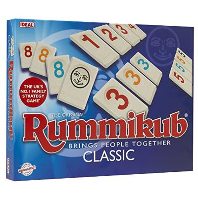 Rummikub | IDEAL | Classic Game: Brings People Together | Family Strategy Games | For 2-4 Players | Ages 7+