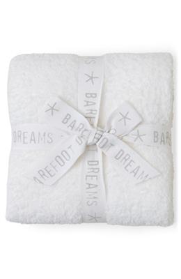 barefoot dreams CozyChic® Stroller Blanket in Pearl at Nordstrom