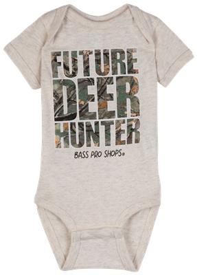 Bass Pro Shops Future Deer Hunter Short-Sleeve Bodysuit for Babies