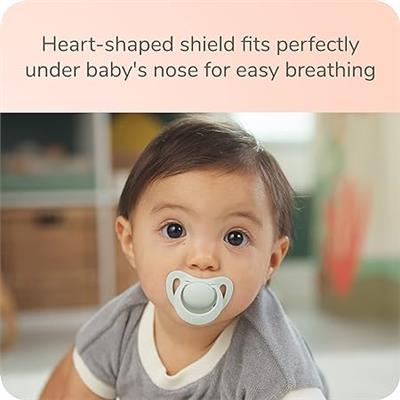 Amazon.com : NUK for Nature™ Orthodontic Pacifier, 0-6m, 4-Pack, Neutral : Baby