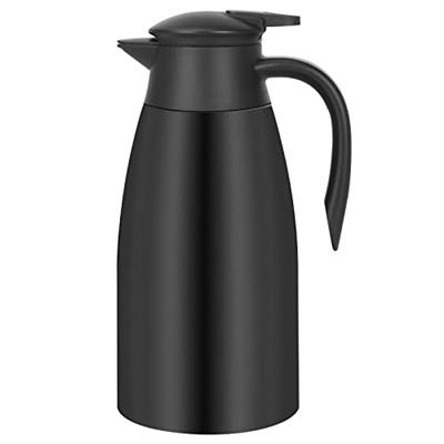 70oz Thermal Coffee Carafe Insulated Coffee Thermos, Stainless Steel Insulated Vacuum Coffee Carafes For Keeping Hot, Double Walled Insulated Vacuum F