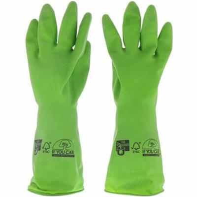 Fair Trade Latex Household Gloves | Green Eco Dream (medium)