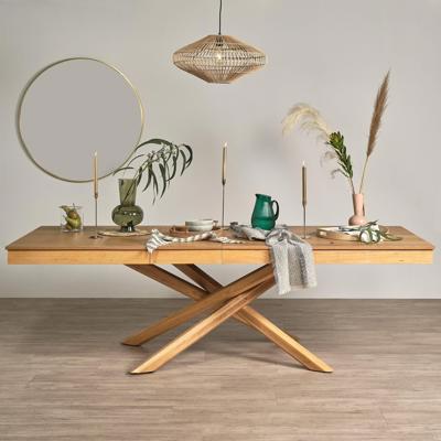 Amelia oak extendable dining table - Laura James