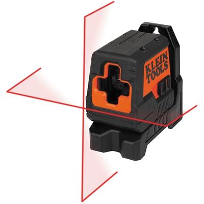 Klein Tools Red 35-ft Self-Leveling Indoor/Outdoor Cross Beam Cross-line Laser Level (Accessories Included) in the Laser Levels department at Lowes.co