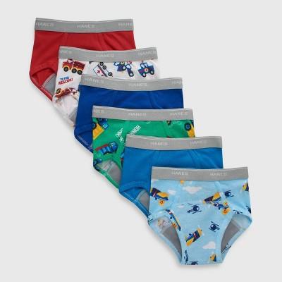 Hanes Toddler Boys 6pk Training Briefs - Colors May Vary 2t-3t : Target