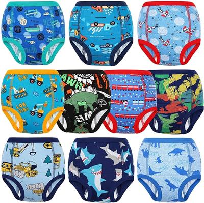 Amazon.com: MooMoo Baby Potty Training Underwear 10 Packs Absorbent Toddler Training Pants for Boys and Girls Cotton 4T : Clothing, Shoes & Jewelry