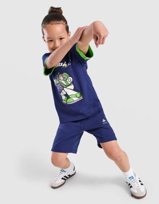 Blue adidas x Pixar Toy Story T-Shirt/Shorts Set Children | JD Sports UK