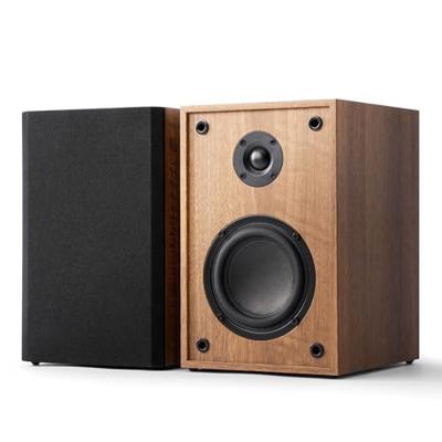 ANGELS HORN Powered Bluetooth Bookshelf Speakers for Turntable, 60W RMS Active Stereo Speakers, 4 Woofer + 1 Silk Dome Tweeter, Bluetooth 5.2, RCA/A