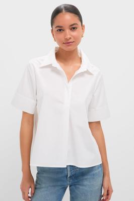 White Cotton Adams Shirt | Tuckernuck