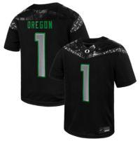 Nike Little Kids Oregon Ducks #1 Black Vapor Replica Football Jersey | Dicks Sporting Goods