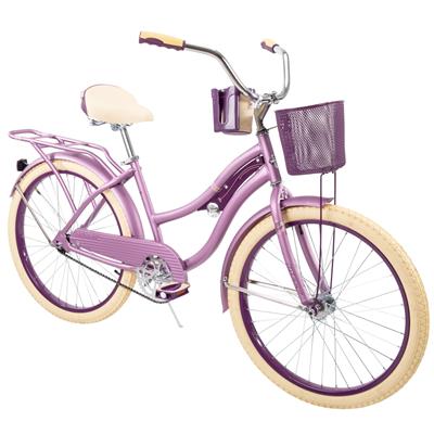 Huffy 24 Nel Lusso Girls Cruiser Bike, Purple Satin, Age 12+ Years - Walmart.com