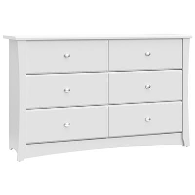 Storkcraft Crescent 6-Drawer Nursery Dresser-White | Best Buy Canada