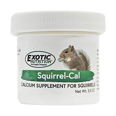 Squirrel-Cal 3.5 oz. - Ultra-fine Powdered Calcium Supplement - for Pet Squirrels