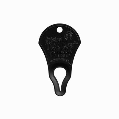 The Original Tick Key - Tick Detaching Device - Portable, Safe and Highly Effective Tick Detaching Tool (Black)