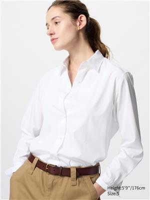 Unisex Cotton Shirt Long Sleeve | UNIQLO AU