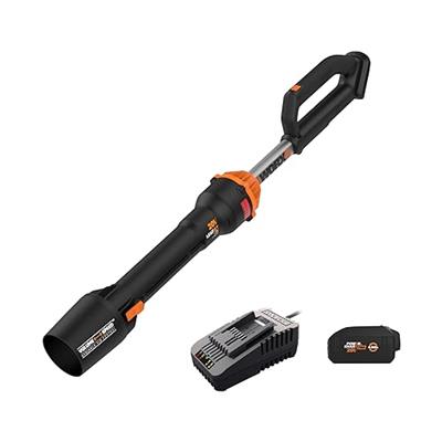 Worx Nitro WG543 20V LEAFJET Leaf Blower Cordless with Battery and Charger, Blowers for Lawn Care Only 3.8 Lbs., Cordless Leaf Blower Brushless Motor