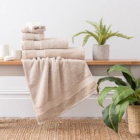 Oat Egyptian Cotton Towel | Dunelm
