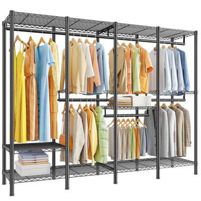Raybee Clothes Rack, Heavy Duty Freestanding Closet Storage System 1100LBS