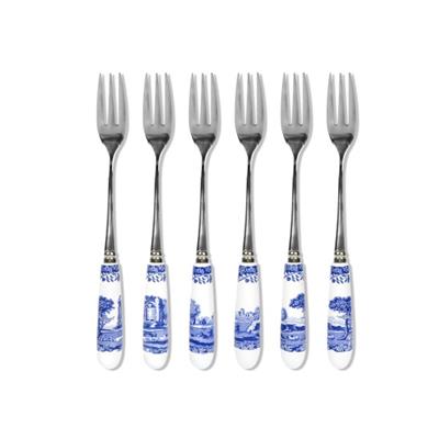 Spode Blue Italian Pastry Forks