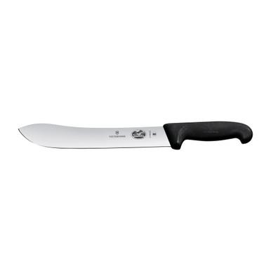 Butchers Knife,25cm Wide Tip Blade,Fibrox - Black - Victorinox Australia