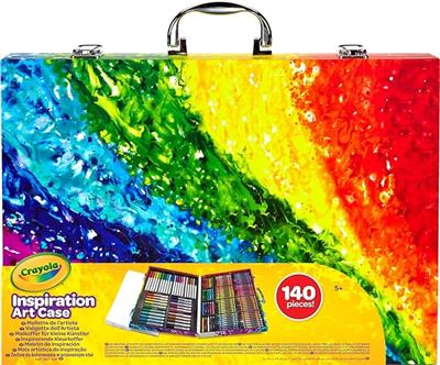 Amazon.com: Crayola Inspiration Art Case Coloring Set - Rainbow (140ct), Art Kit For Kids, Toys for Girls & Boys, Art Set, Gift for Kids [Amazon Exclu