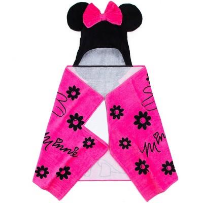 Minnie Mouse Kids Hooded Towel : Target