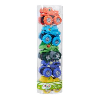 Spark Create Imagine 5 Piece Monster Trucks.  Amazing Looking Free Wheel Colorful Monster Trucks! - Walmart.com