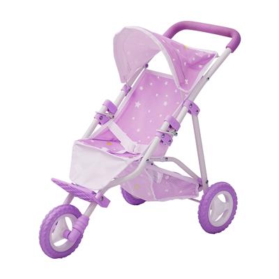 Teamson Kids Doll Stroller for Baby Dolls Jogging Purple/Stars - Walmart.ca