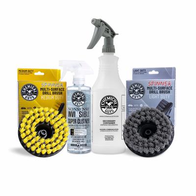 Light to Moderate All Purpose Car Cleaner Deluxe Kit with Drill Brushes | Chemical Guys
