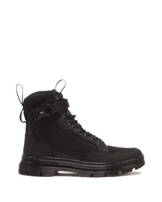 Combs Tech Mk.02 Leather & Canvas Utility Boots in Black | Dr. Martens™