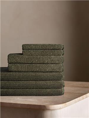 Tweed Olive Bath Towel Set - Luxury towels from L&M Home