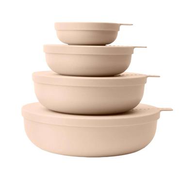 Styleware Nesting Storage Bowl Set 4pc Biscotti | Kitchen Warehouse™