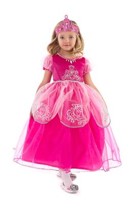 Little Adventures Deluxe Pink Princess Dress Up Costume