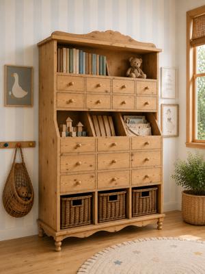 Vintage design toy storage | Stepini