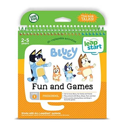 LeapFrog 482803 LeapStart Bluey Fun and Games, Green