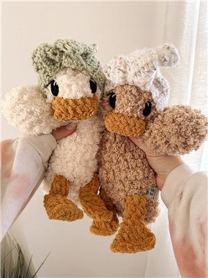 MADE TO ORDER Della Duck Lovey Plush Crochet Della Duck Della Duck Stuffie Baby Gift Mallard Duck Plushie Stuffed Animal - Etsy