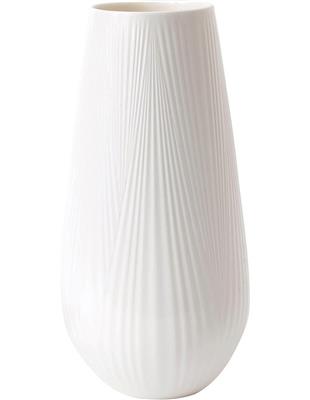 Wedgwood Folia 30cm Fine Bone China Tall Vase White | MYER